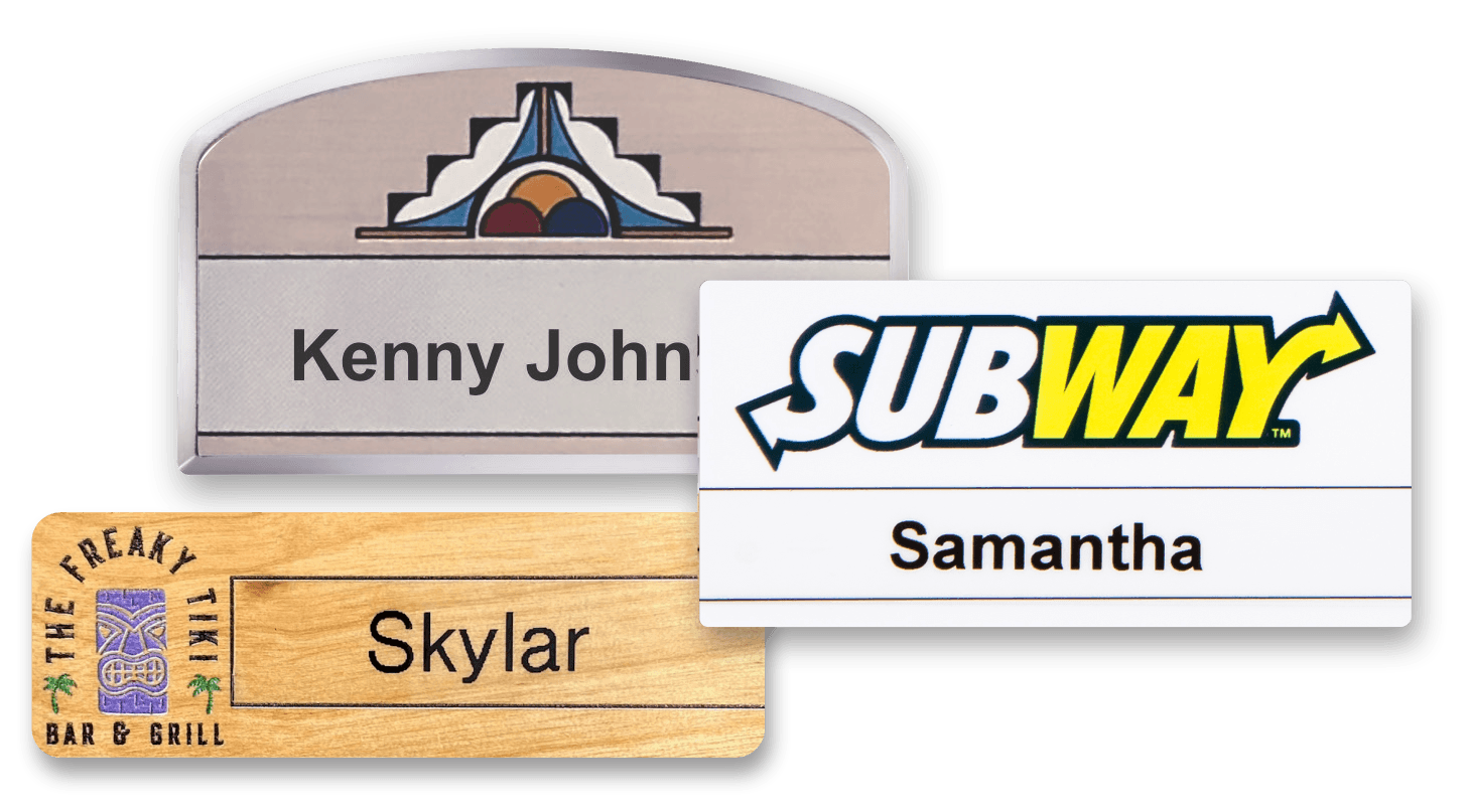 Reusable Name Badges Design Custom Online